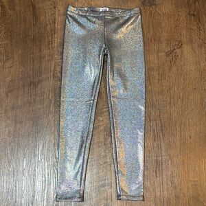 MIA Sparkling Silver Kids Leggings